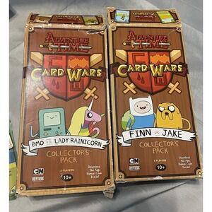 2 Adventure Time Wars Card Games Mixed Up Incomplete